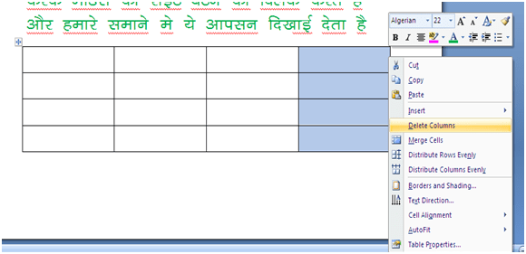 ms word notes in hindi
